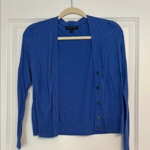 Banana Republic Women's Blue Cardigan Sweater